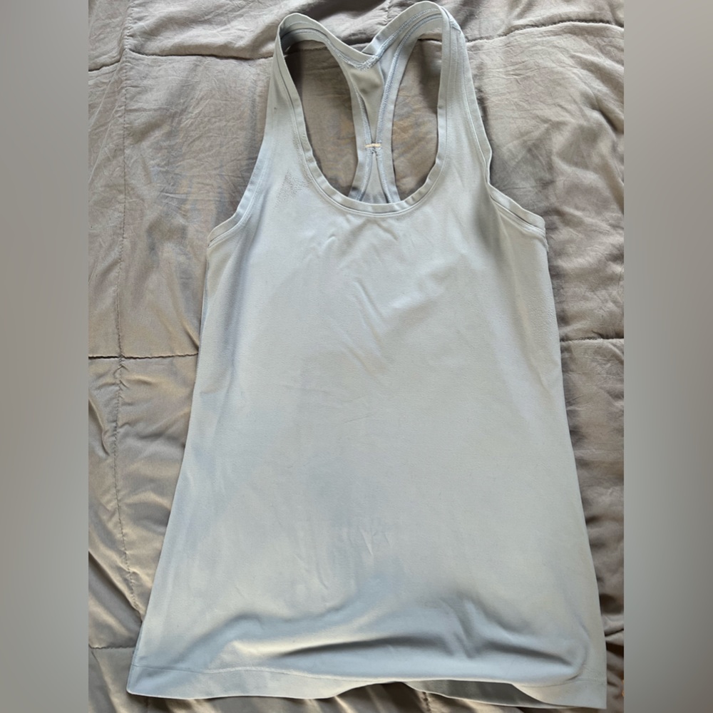 Light Blue Lulu Lemon Workout Tank